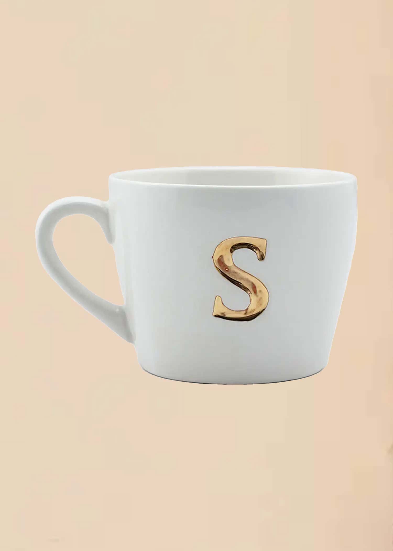 MO1 Mugg med bokstav - S NO - Indiska