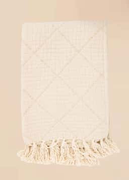 ELBA THROW - WHITE