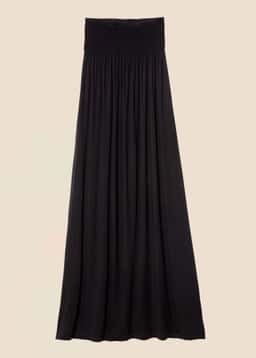 BELLA LONG SKIRT - Black