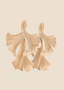 3 LEAF EARRINGS - MATTEGOLD