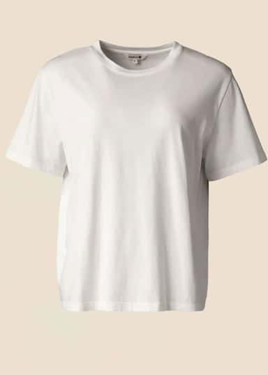 Heather Vit t-shirt i bomull - Vit 1 - Indiska