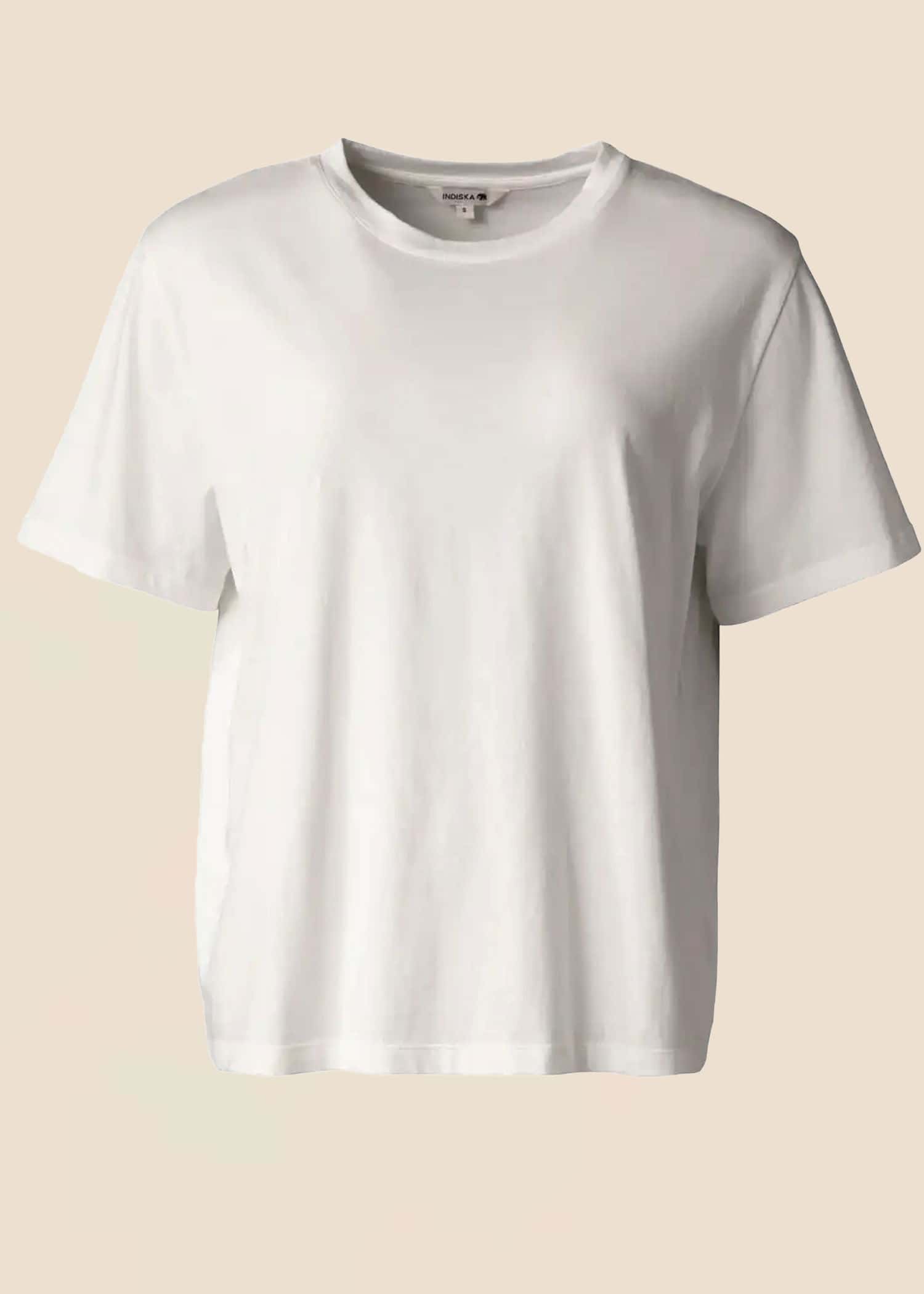 Heather Vit t-shirt i bomull - Vit 1 - Indiska