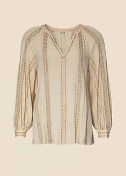 Taytum blouse - BEIGE