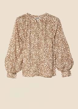 CORALIE BLOUSE 251 - BROWN