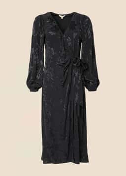 Raina dress jaquard - Black