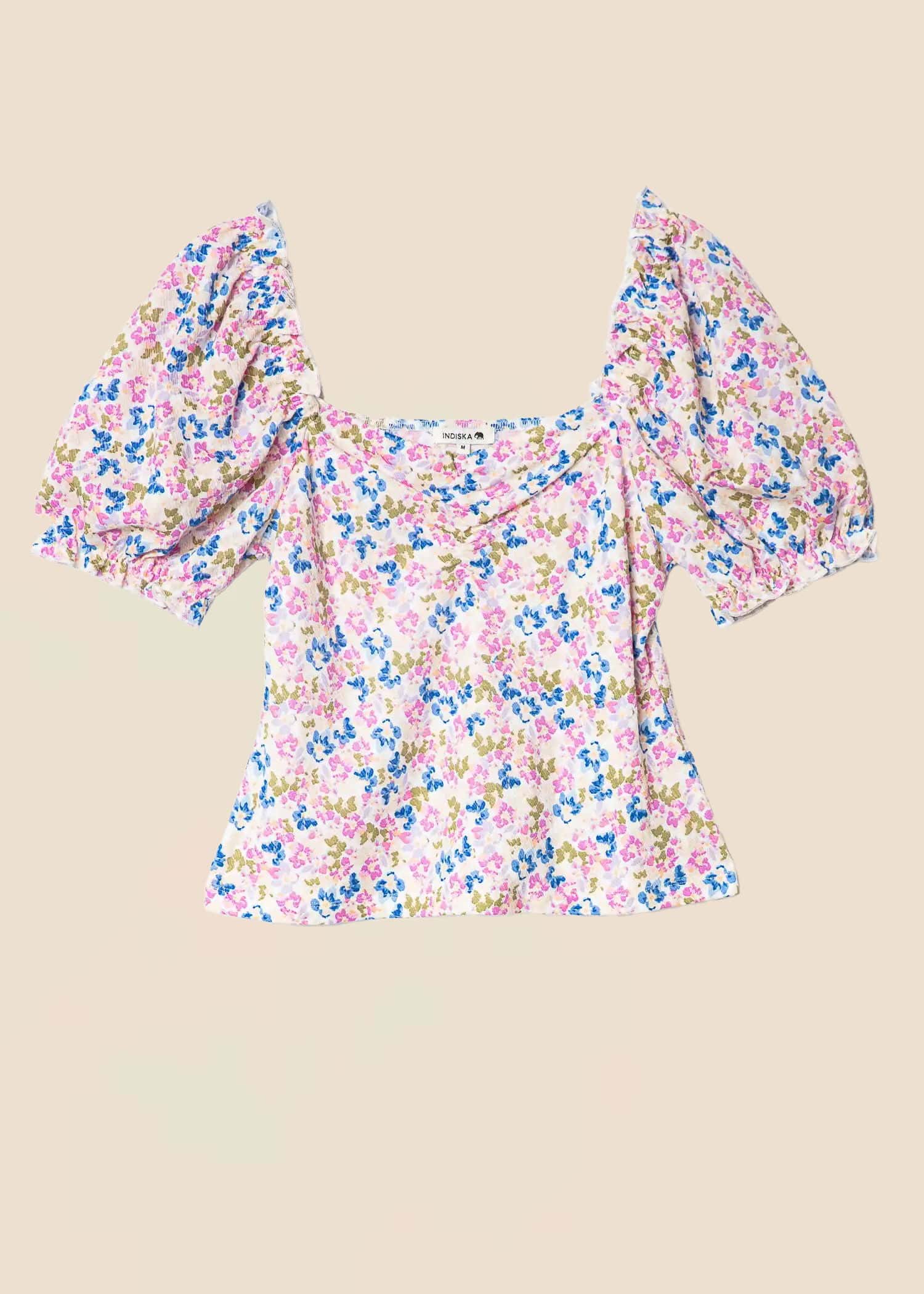 PERLA Kuviollinen jersey-toppi - Multi 1 - Indiska