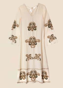 AZIZA DRESS - BEIGE