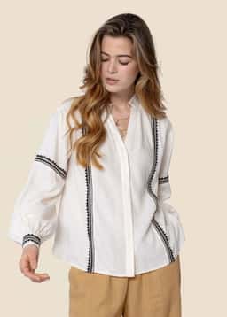 SARA BLOUSE - BEIGE