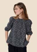 ZIZI BLOUSE 251 - BLACKWHITE