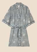 Viny Robe - FLORALSWIRLBLUE