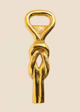 ROPE BOTTLE OPENER - BRASS