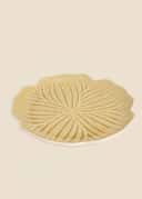 FLOWER PLATE - BEIGE