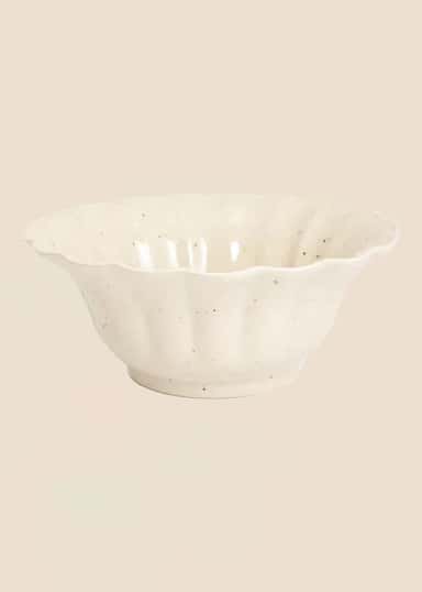 MATHILDA Bølgete, stor bolle - Off White 1 - Indiska