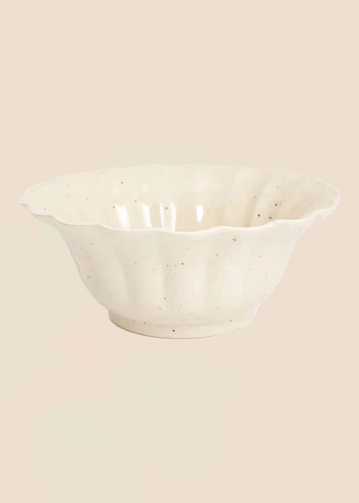 MATHILDA Bølgete, stor bolle - Off White 1 - Indiska