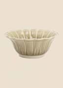 MATHILDA SCALLOP SALAD BOWL - BEIGE