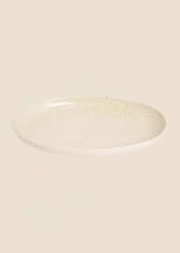 MATHILDA SERVING TRAY - CREMESPECKLED