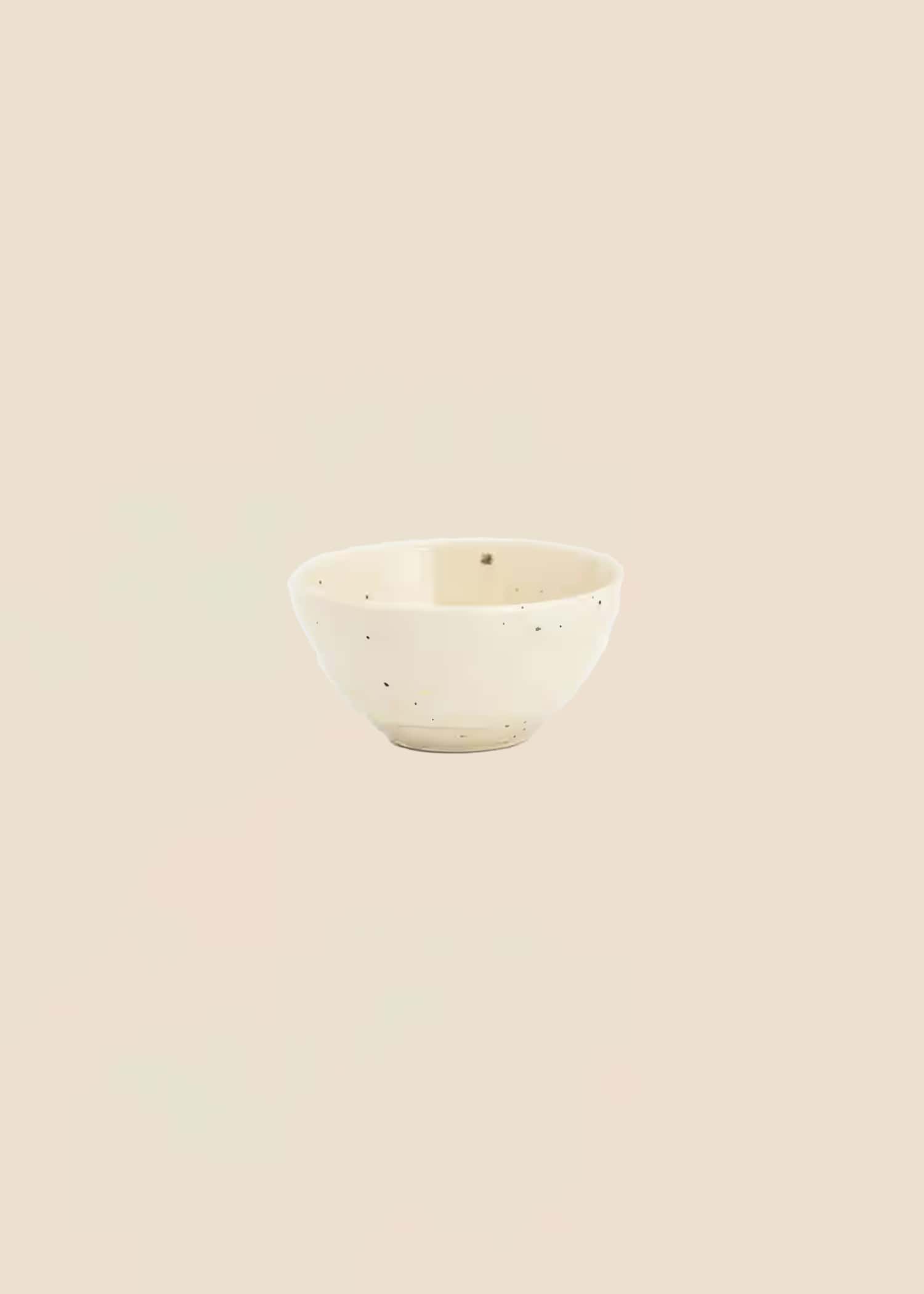 MATHILDA Liten skål i stengods - Off White 1 - Indiska