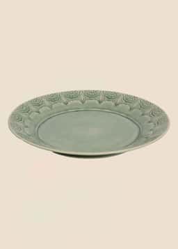 MATHILDA DECO PLATE  - DustyBlue