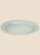 MATHILDA SCALLOP SERVING TRAY - DustyBlue