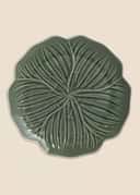 FLOWER PLATE - GREEN