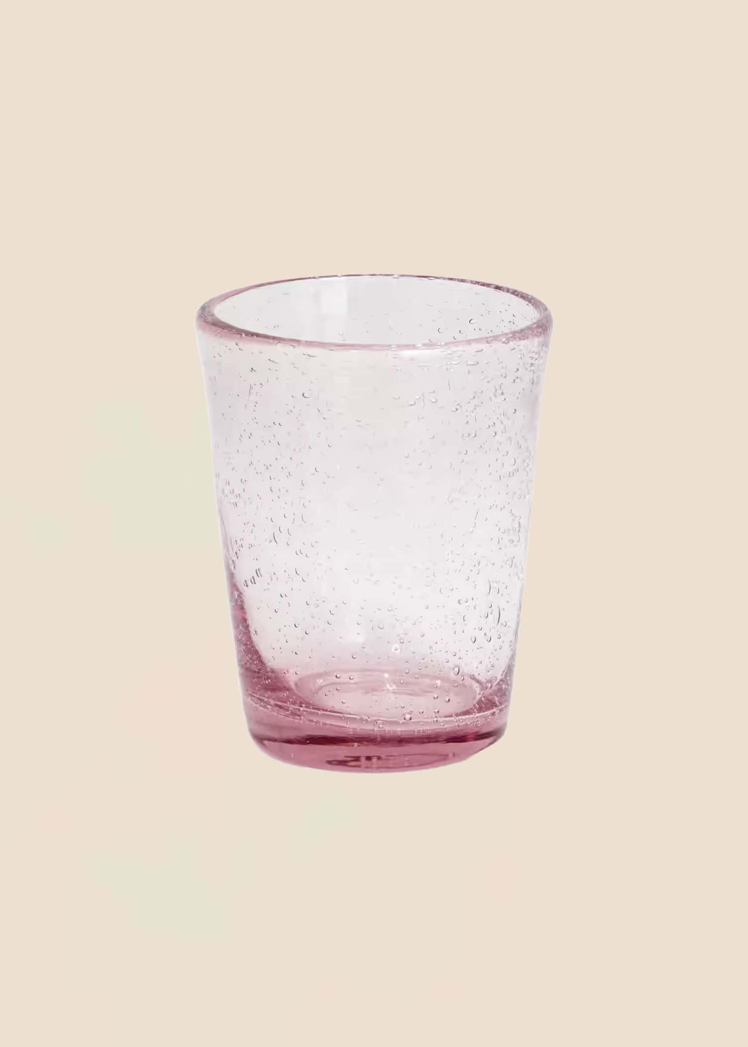 ANVI Dricksglas med bubblor - Rosa 1 - Indiska