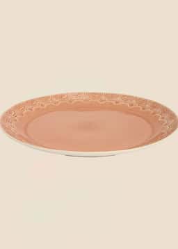 MATHILDA DECO SERVING TRAY - DUSTYPINK