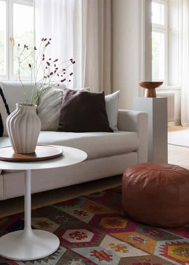 NAVAJO Flerfarget bomullteppe 140 x 200 cm - Multi 2 - Indiska