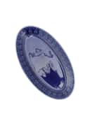 CHENNAI OVAL PLATE - BLUE