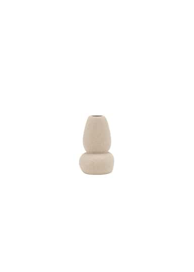ANTIM Liten vas i stengods - Beige 2 - Indiska