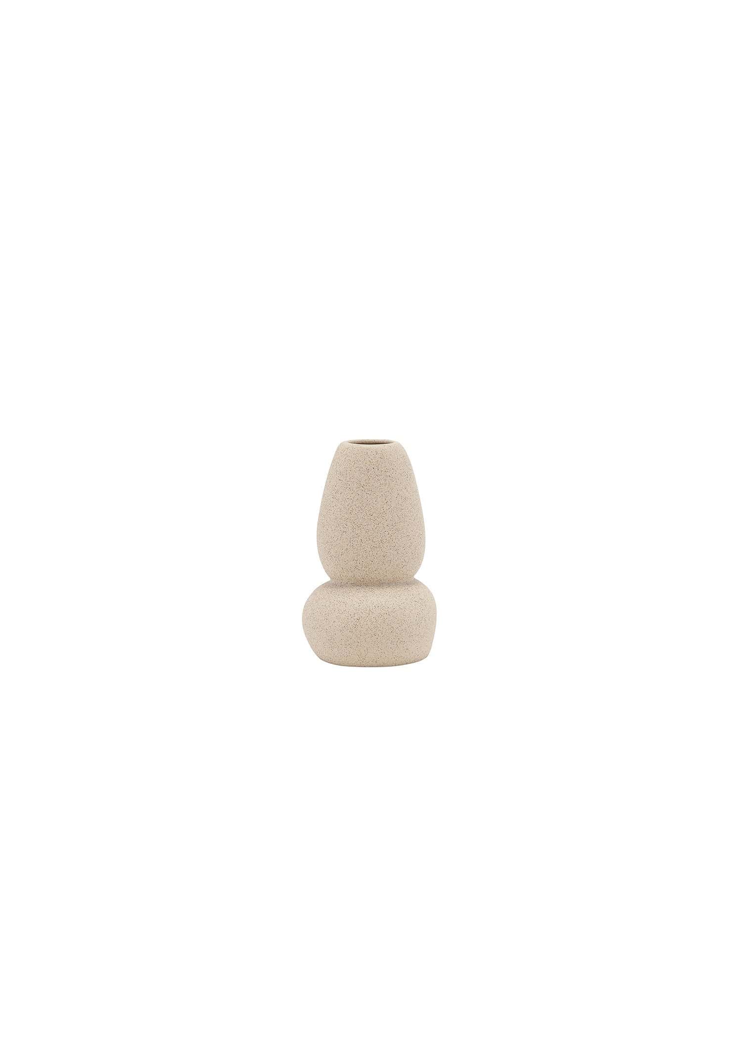 ANTIM Liten vas i stengods - Beige 2 - Indiska