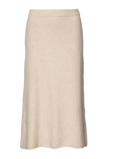 OLIVIA Knitted skirt - Hvit 1 - Indiska