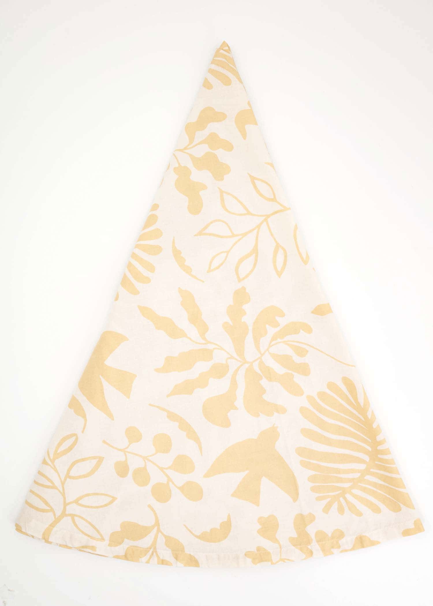 Neha Rund bordsduk - Beige 1 - Indiska