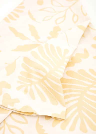 Neha Rund bordsduk - Beige 2 - Indiska