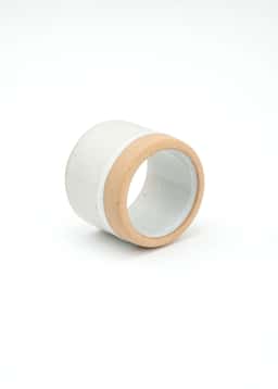 NOUR NAPKIN RING - Crème