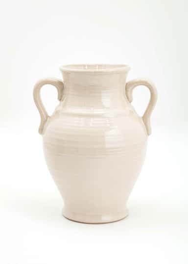SUNNY Dekorativ vase - Hvit 2 - Indiska