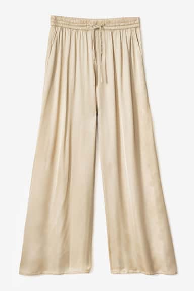Robyn Vida satinbyxor - Beige 1 - Indiska