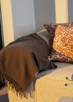 PENNY BLANKET - BROWN