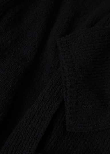 JULIA Strikket cardigan - Svart 3 - Indiska