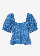 PERLA TOP - BLUE