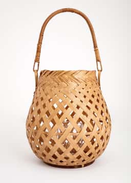 AVA BAMBOO LANTERN L - NATURAL