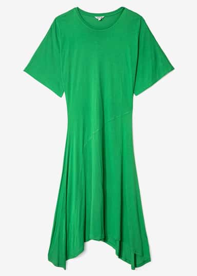 FLAVIA Vihreä jerseymekko - Vihreä 1 - Indiska
