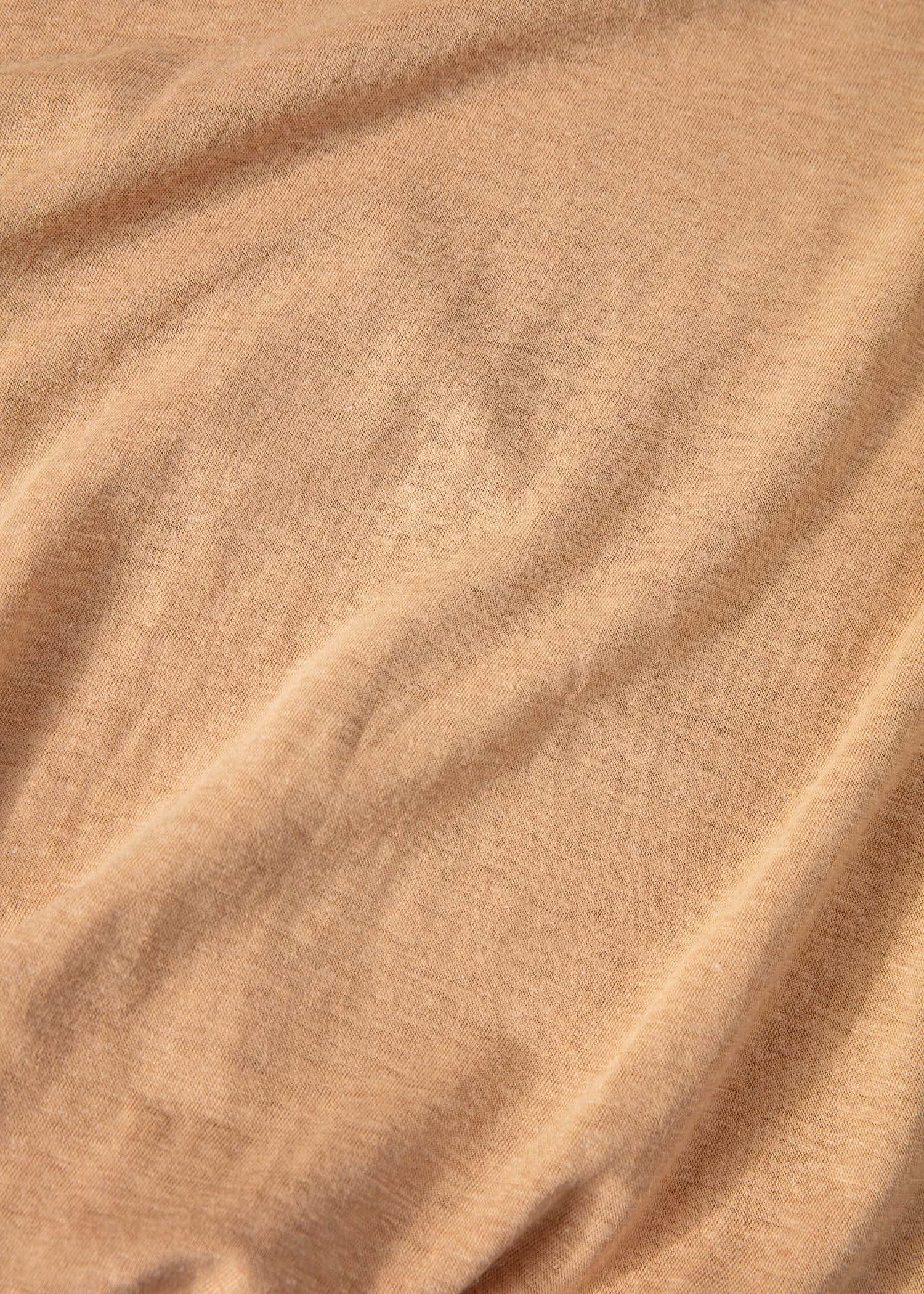 LISA Beige tröja i linblandning - Beige 2 - Indiska
