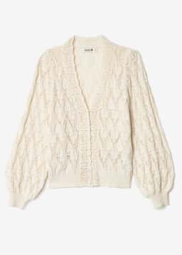 STELLA CARDIGAN - OFFWHITE