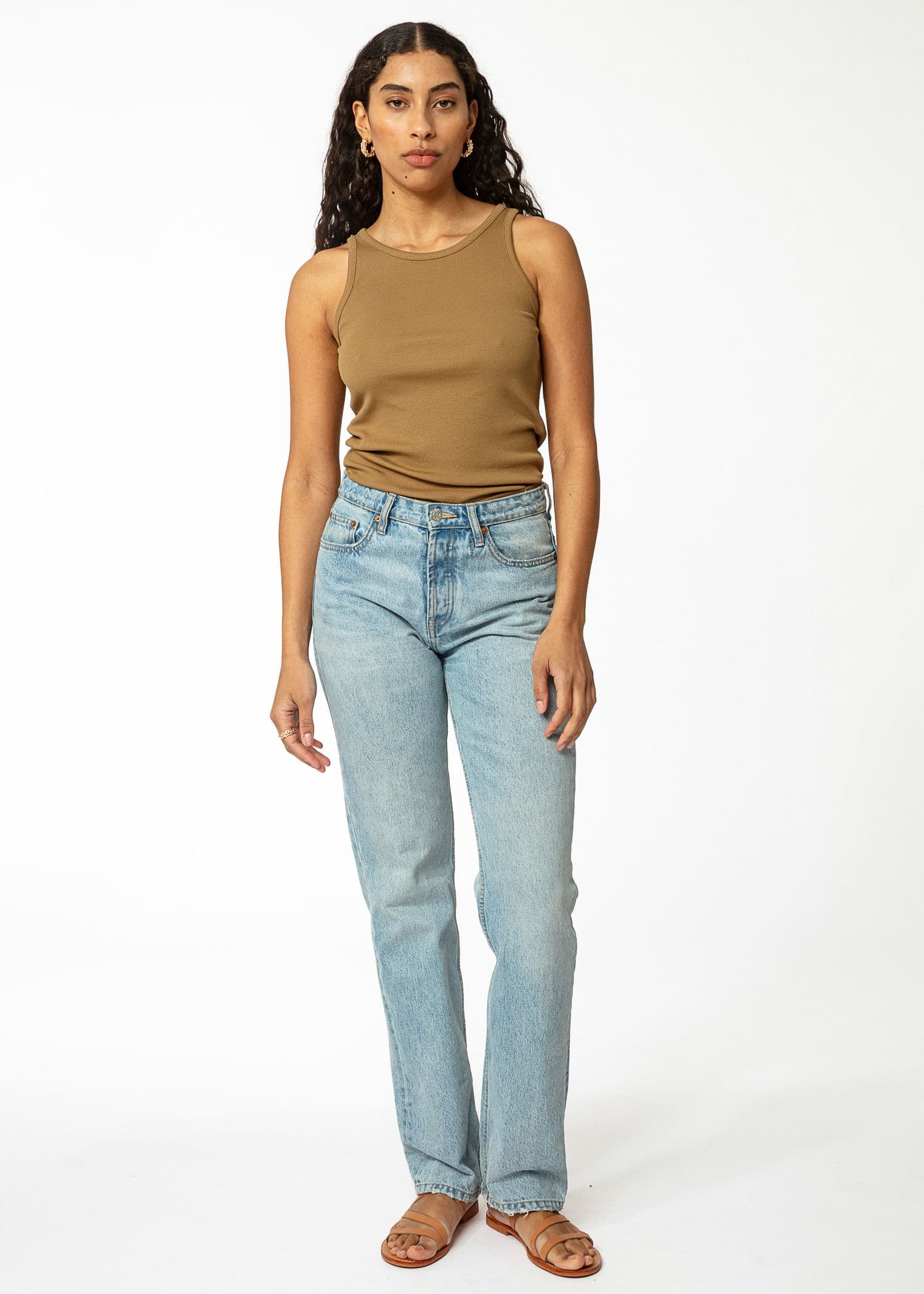 HARLOW TOP - BROWN