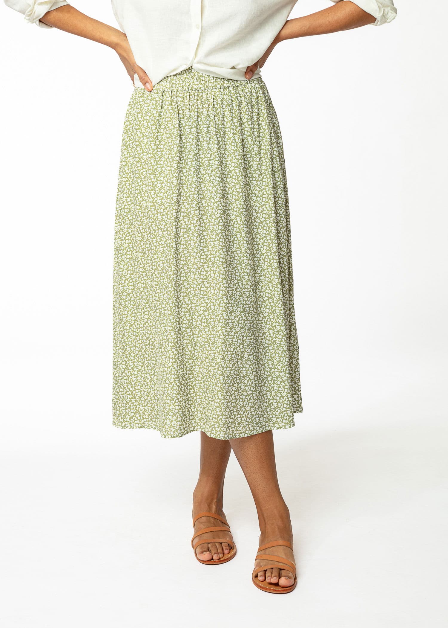 SIBEL SKIRT 241 - GREEN