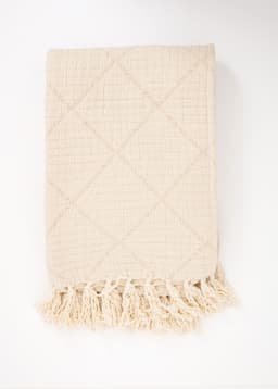 ELBA THROW - WHITE