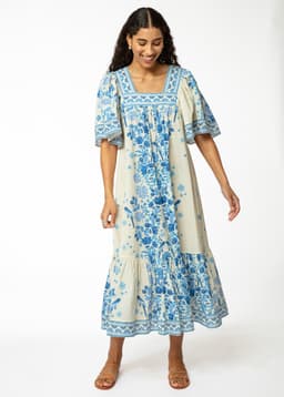 KHALO DRESS - BLUE