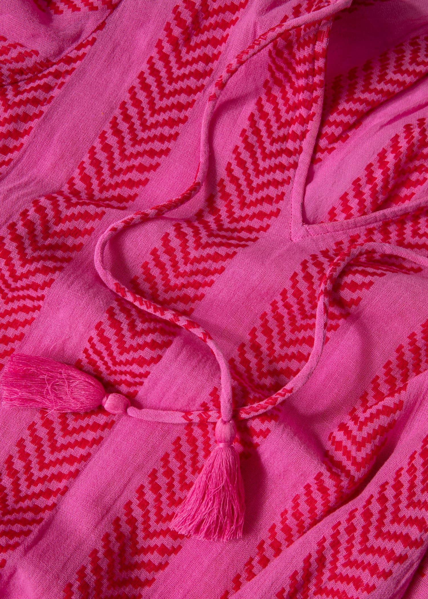 HANA DRESS JAQUARD - PINK