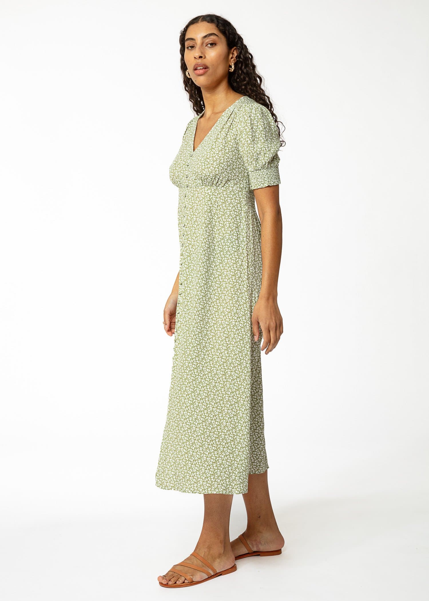 ENYA DRESS - GREEN