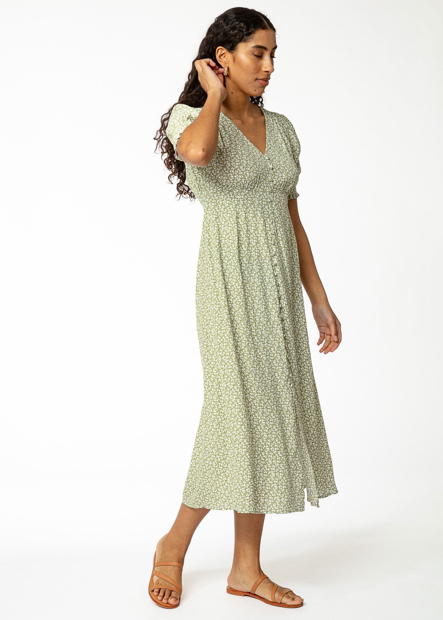 ENYA DRESS - GREEN